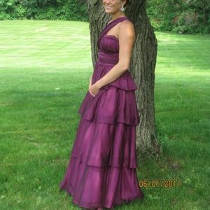 Jessica Simpson prom dress. From David’s bridal